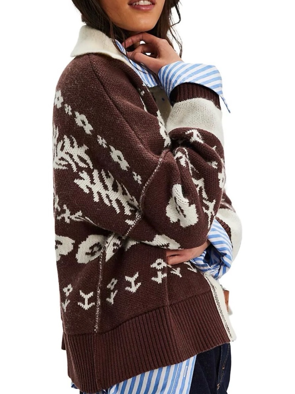 NWT Free People Shelby Cardigan Sweater - Picture 3 of 5